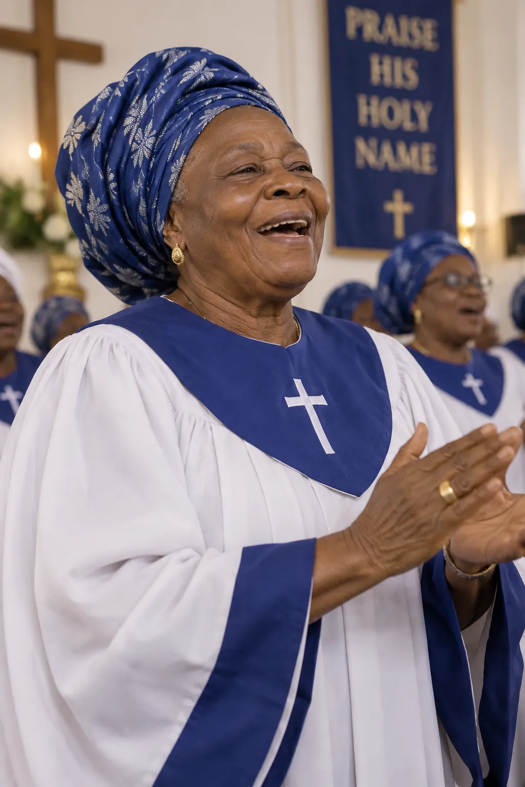 Fifty years in the choir, 2013, fictional sample photograph